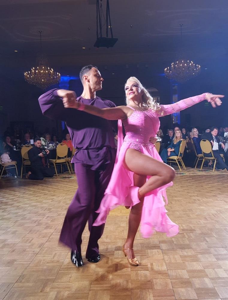 Carolyn Woodruff performs at Dancing with the Carolina Stars 2018